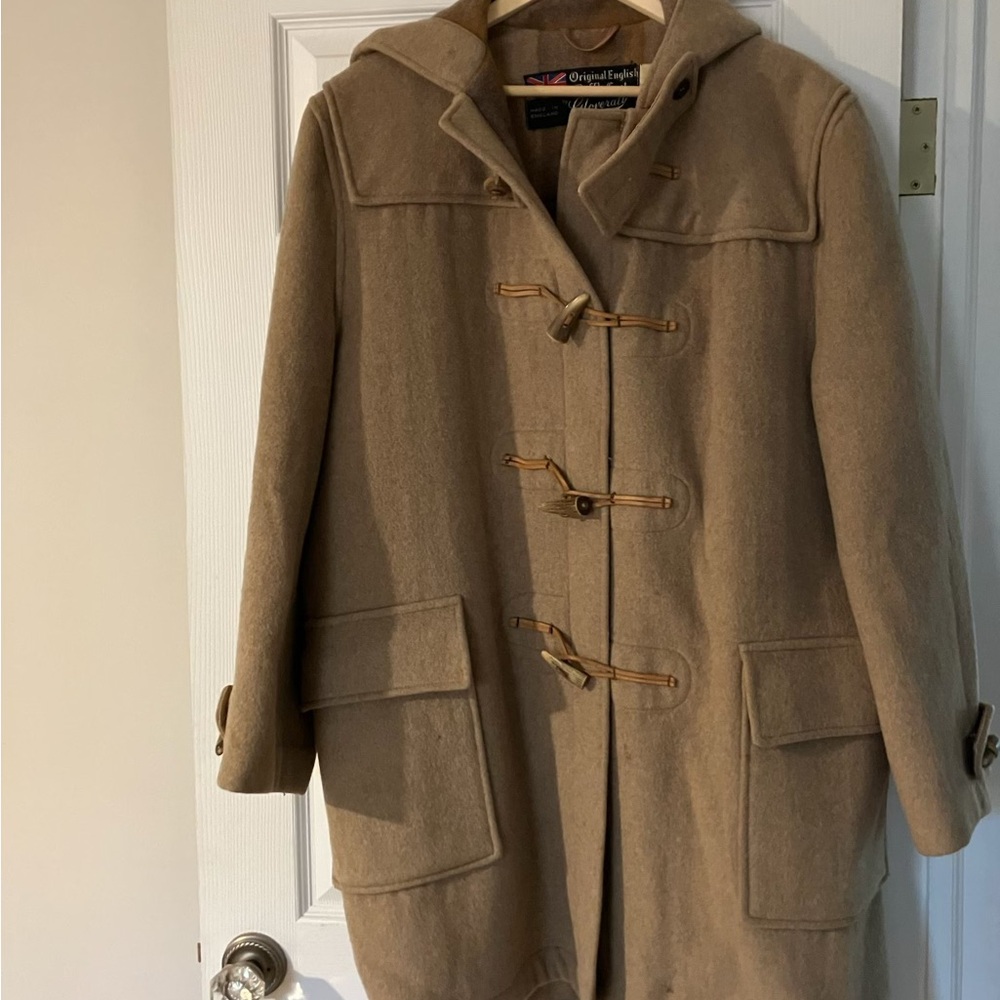 Men's Beige Duffle Coat Original English by Gloverall